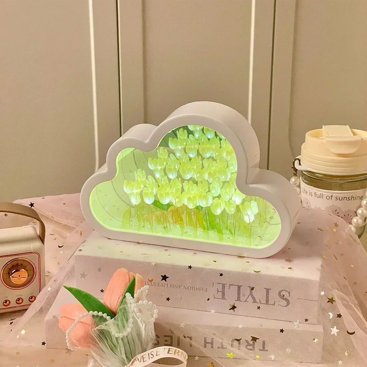 Infinite Tulip Mirror